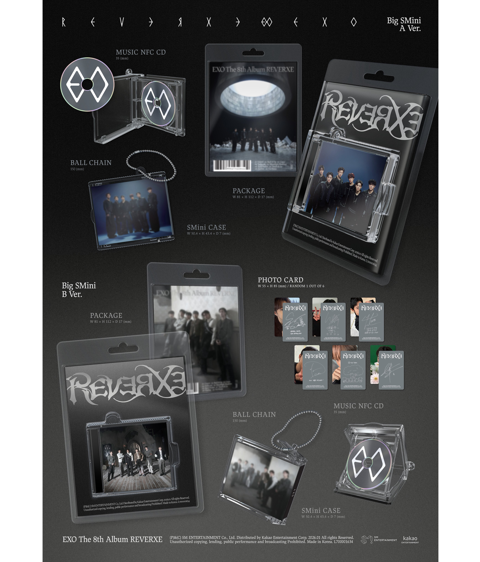 EXO - Reverxe (Big SMini ver.) Smart Album