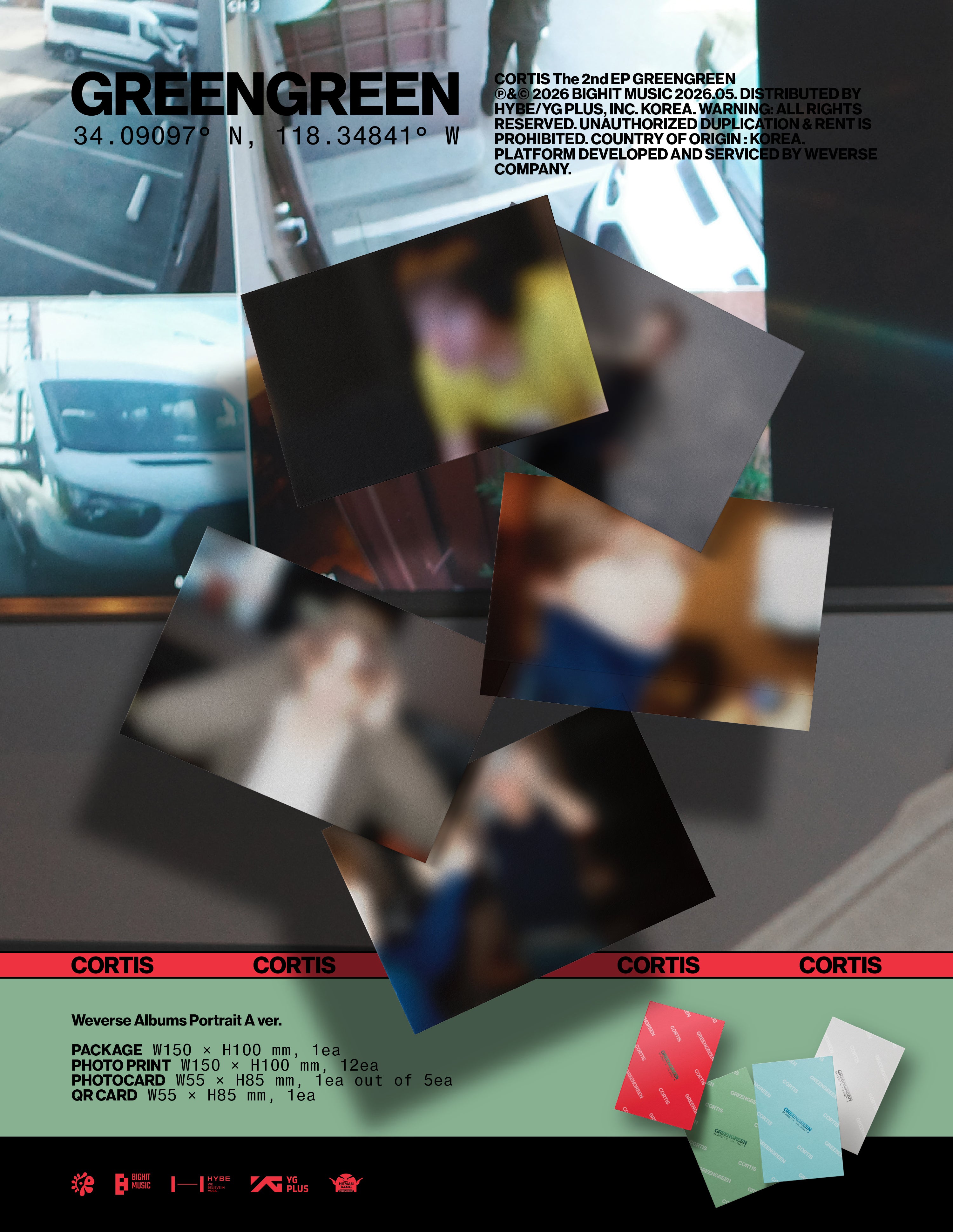 Cortis The 2nd EP [GREENGREEN] (Weverse Albums ver.)