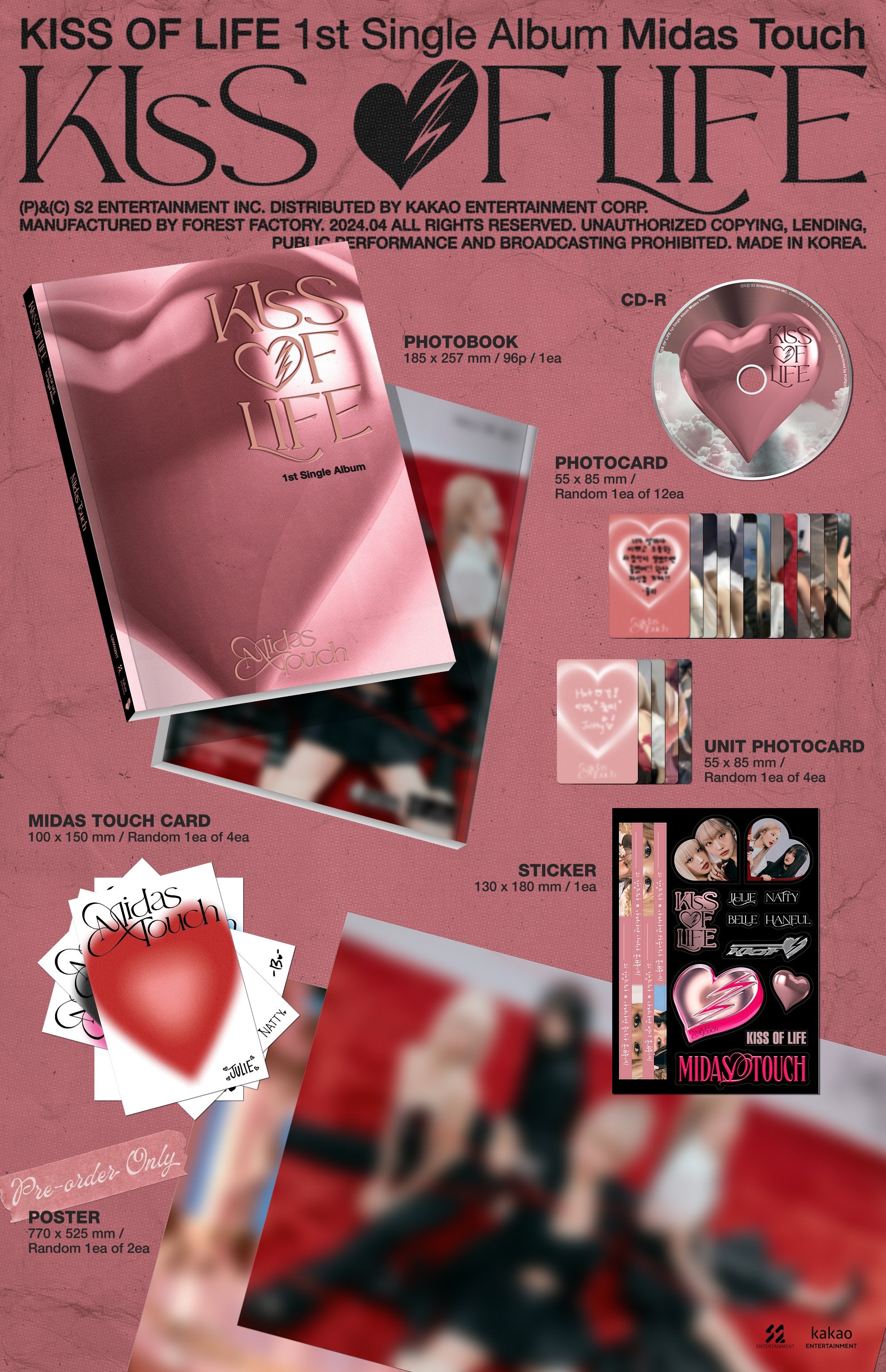 Kiss of Life - Midas Touch (Photobook ver.)