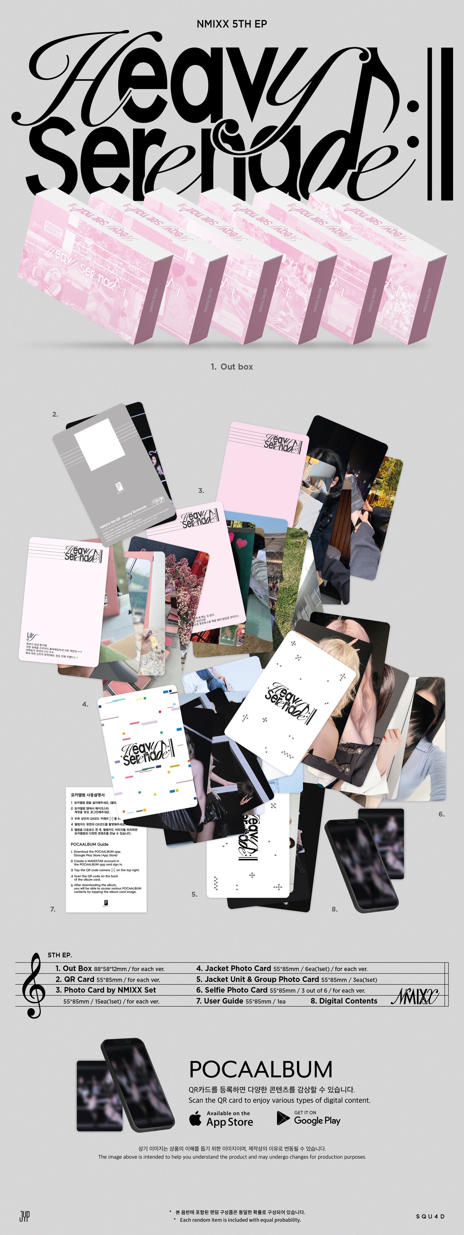 NMIXX 5TH EP [Heavy Serenade] Pocaalbum ver.
