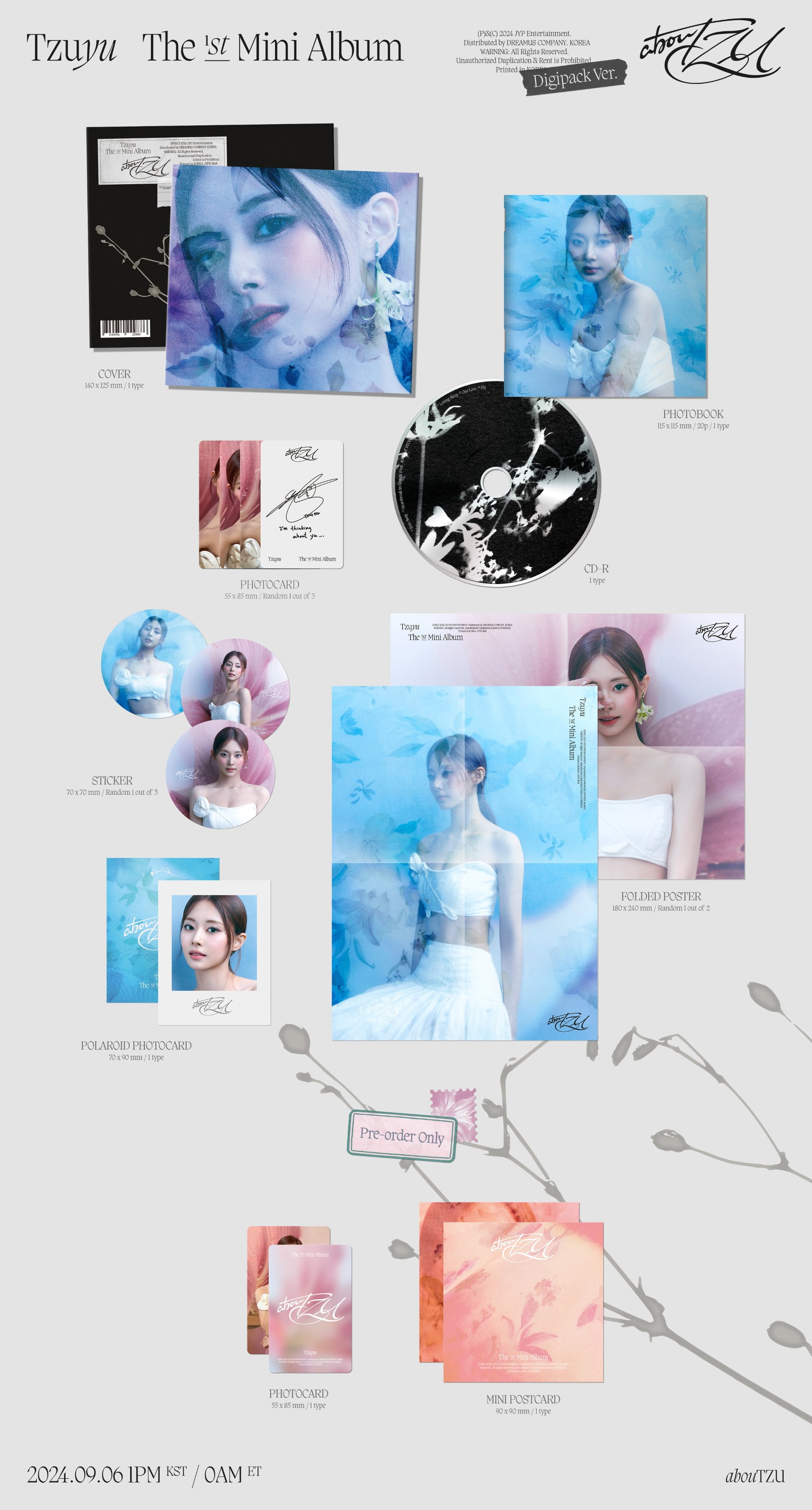 Twice - Tzuyu: abouTZU (Digipack ver.)