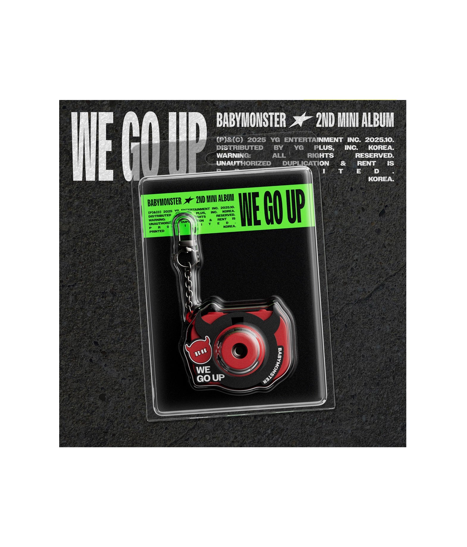 Babymonster - We go up (Mini Beam Keyring  ver.)