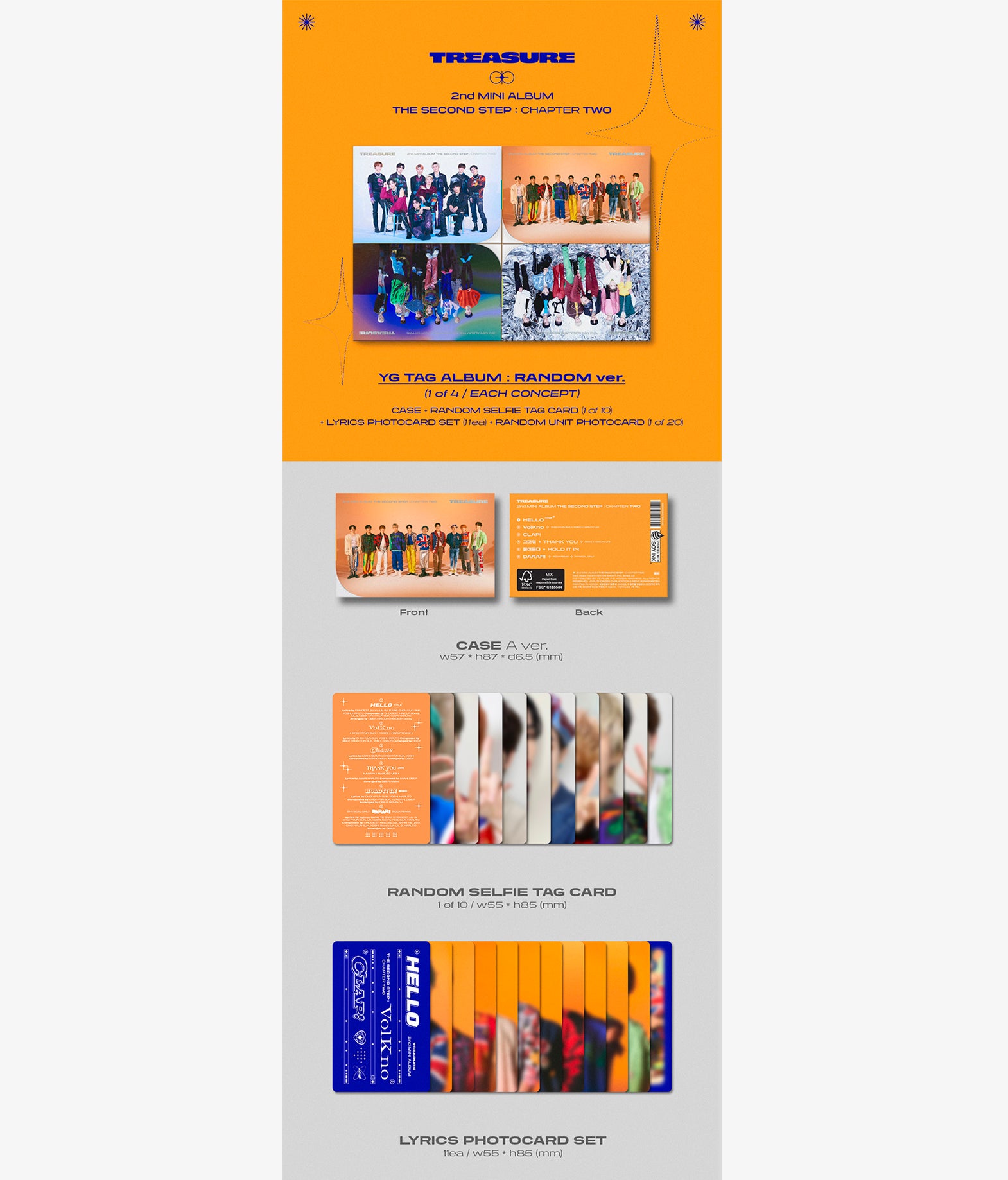 Treasure - The Second Step: Chapter Two (YG Tag ver.)