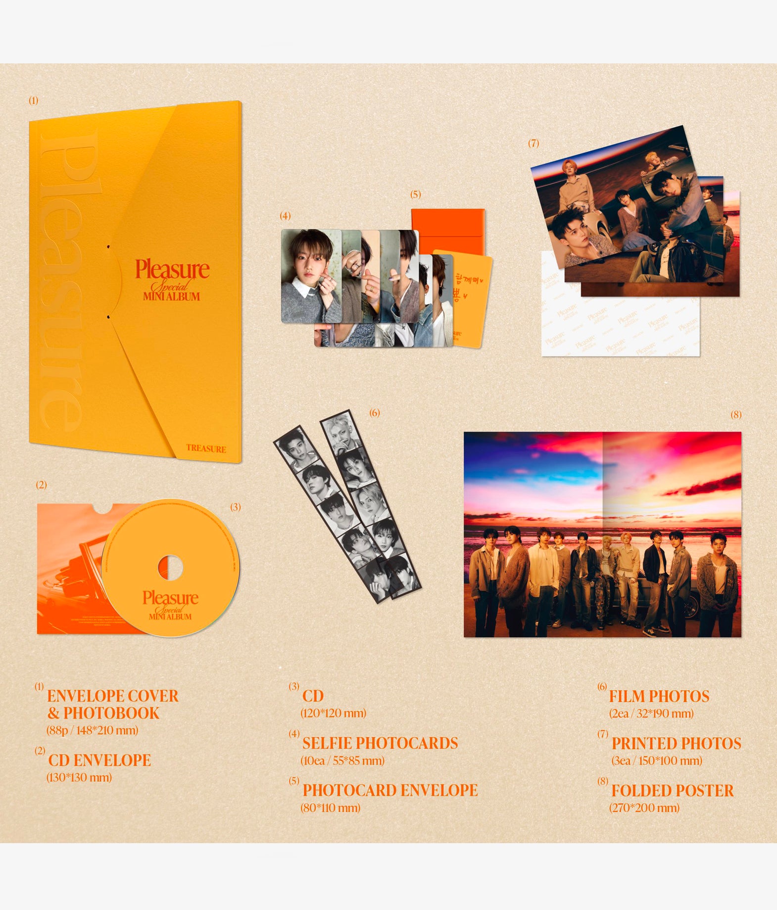 Treasure - Pleasure (Yellow ver.)