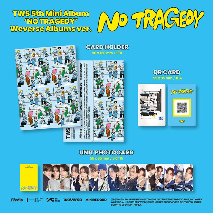 TWS - 5th Mini Album 'No Tragedy' Weverse albums ver.