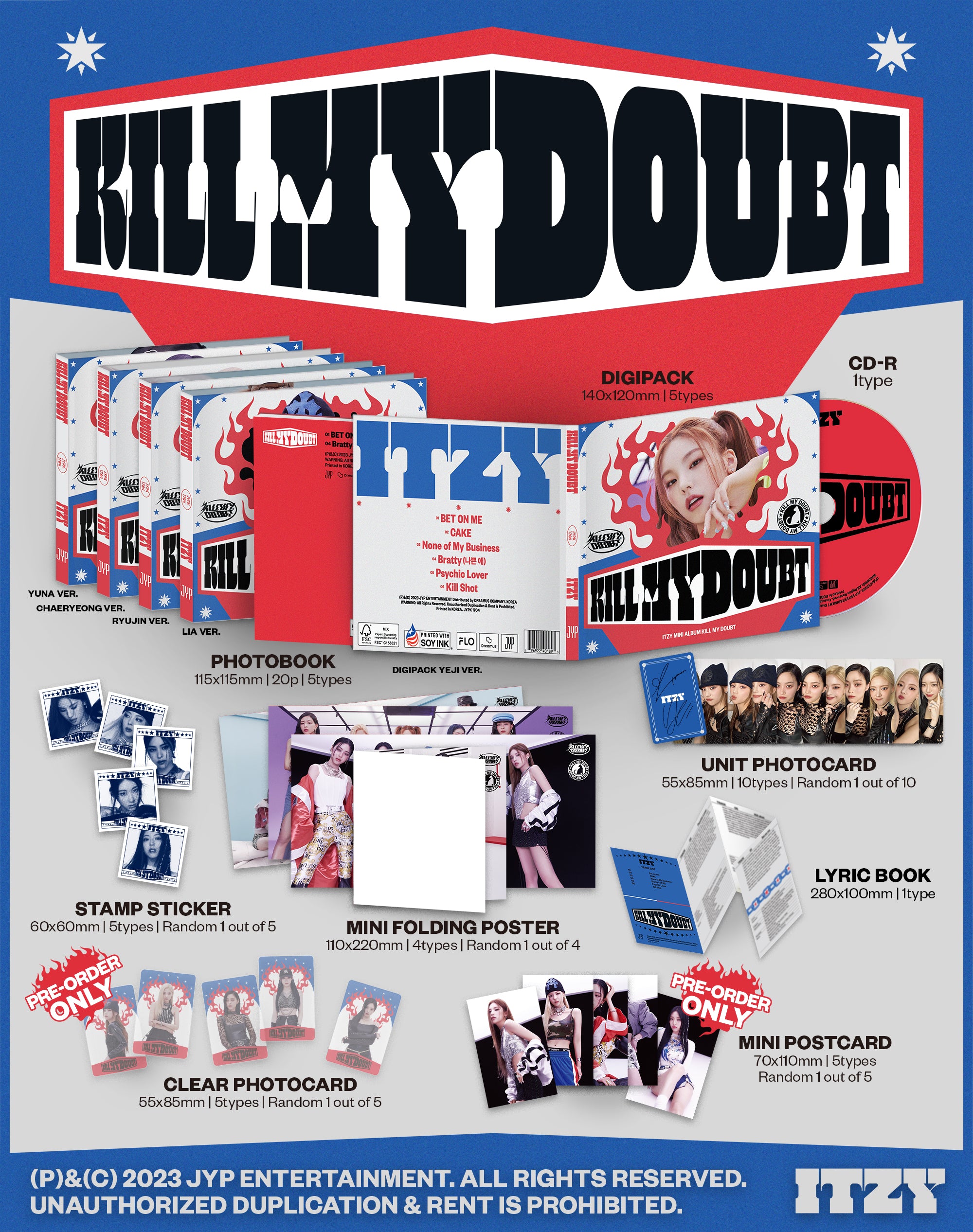 ITZY - Kill my doubt (Digipack Edition)