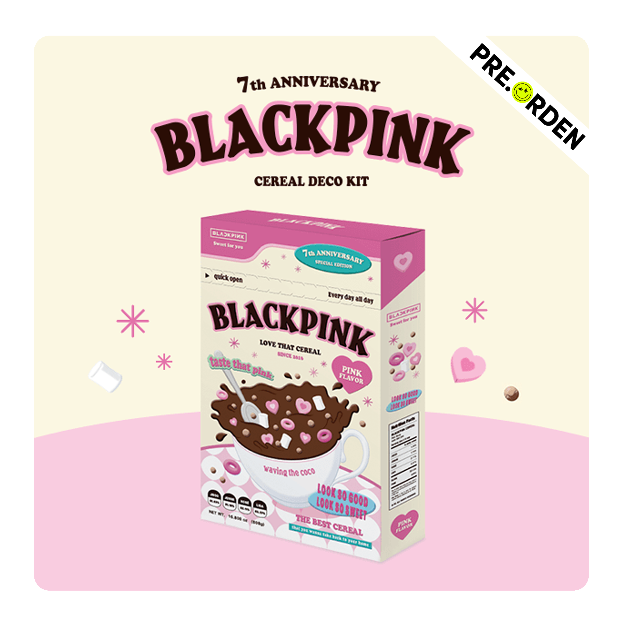 BLACKPINK - 2023 Debut Anniversary Cereal Deco Kit