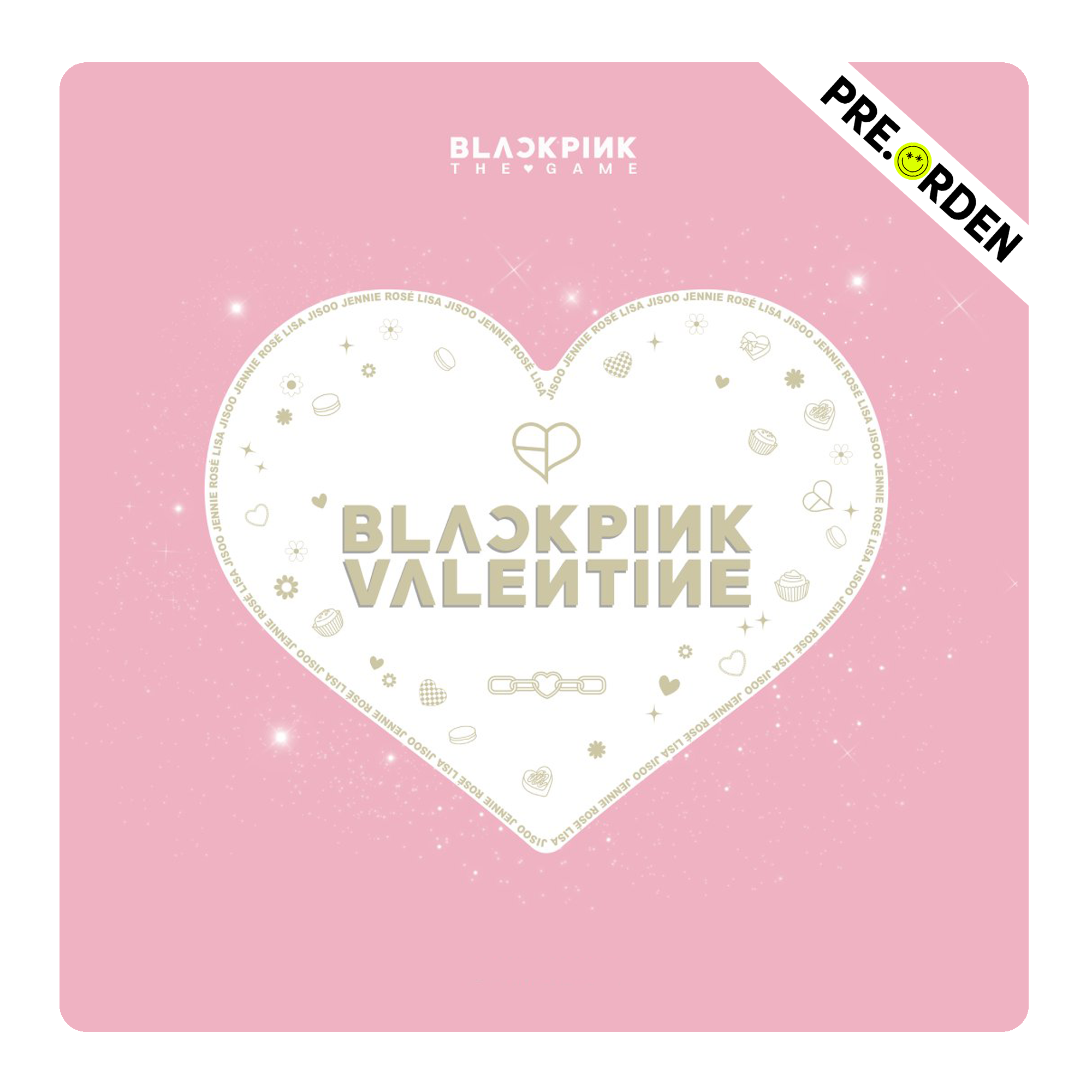 BLACKPINK - The Game Photocard Collection Lovely Valentine's Edition
