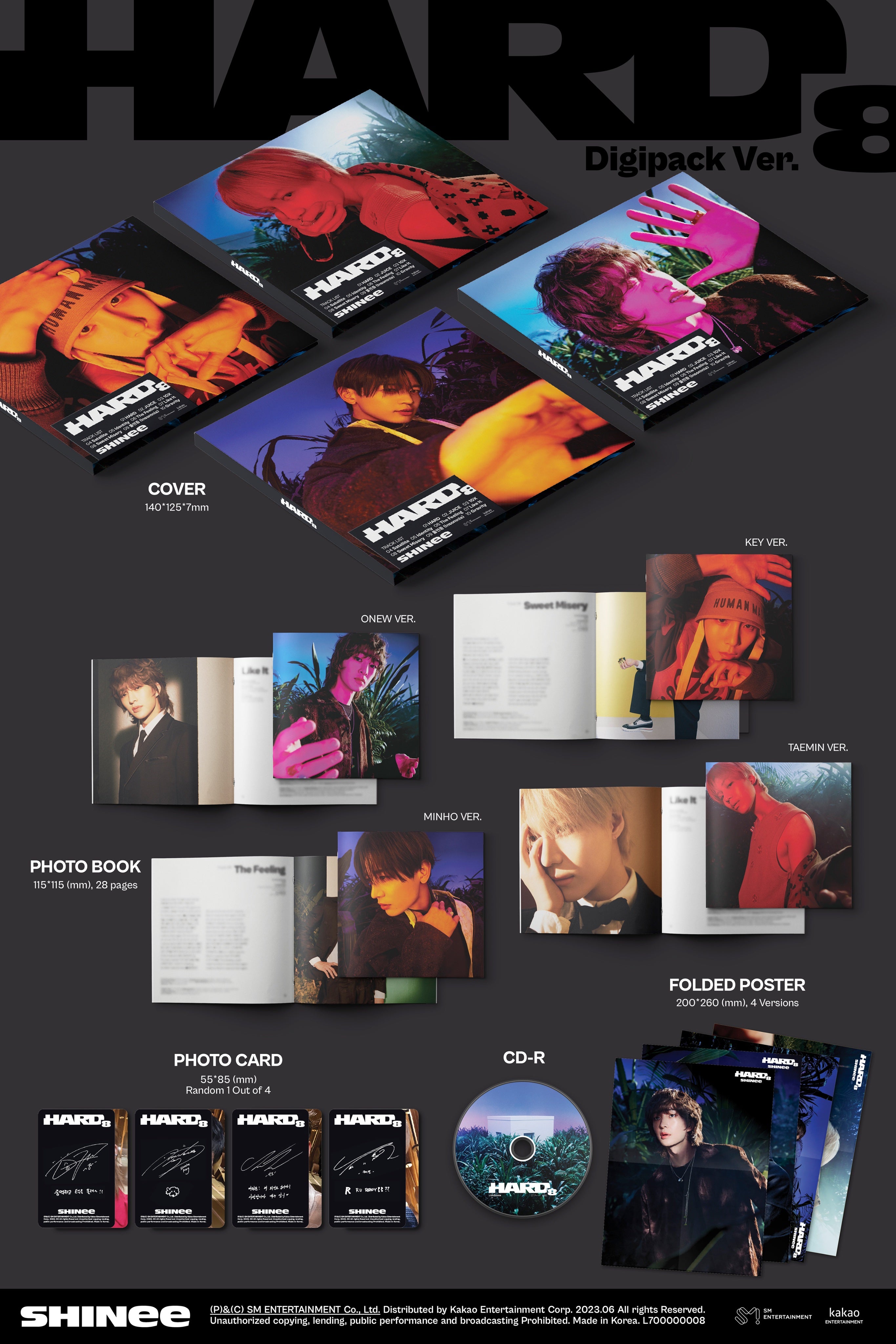 SHINee - Hard (Digipack ver.)