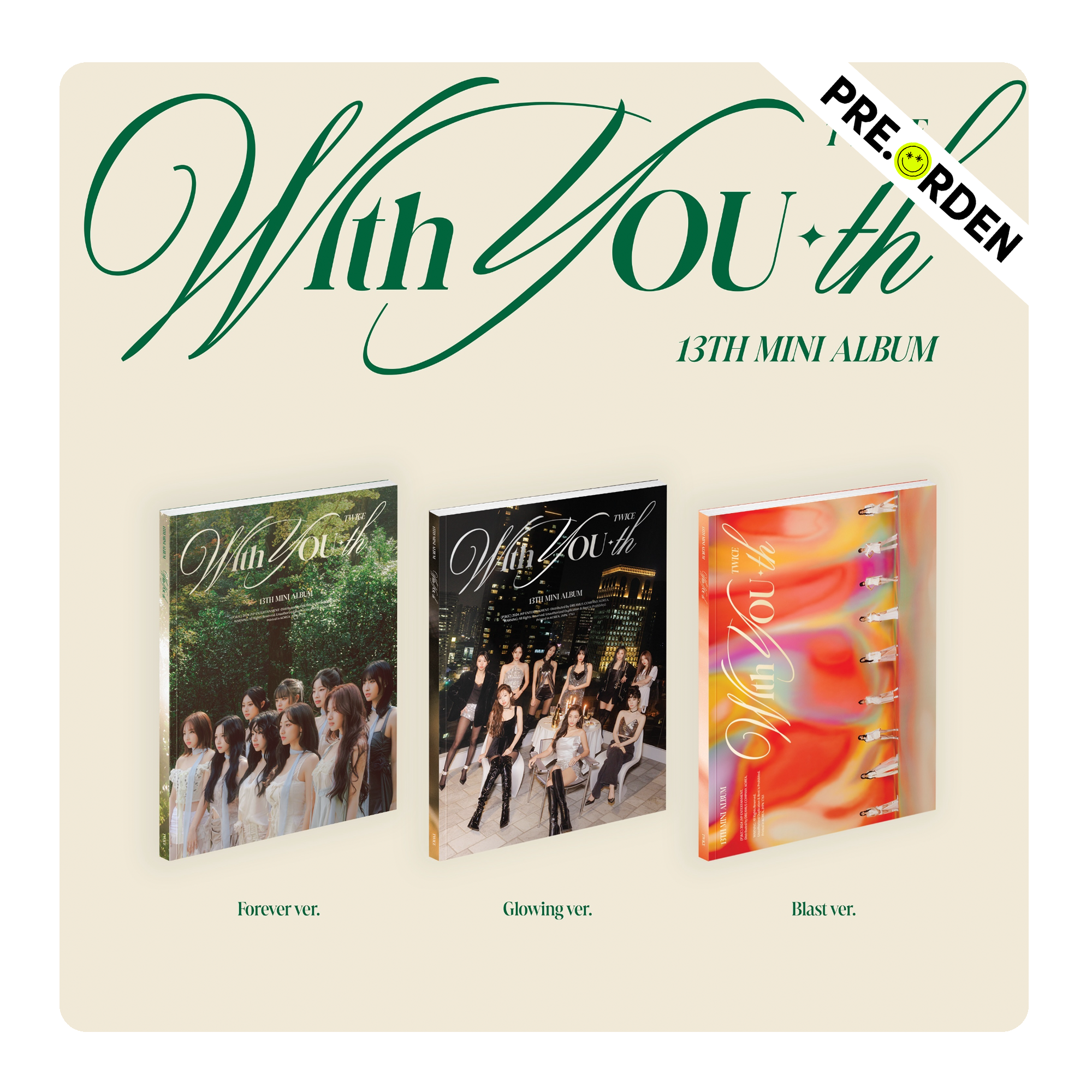 TWICE - With YOU-th SET (JYP shop gift) ( Pre-Orden)