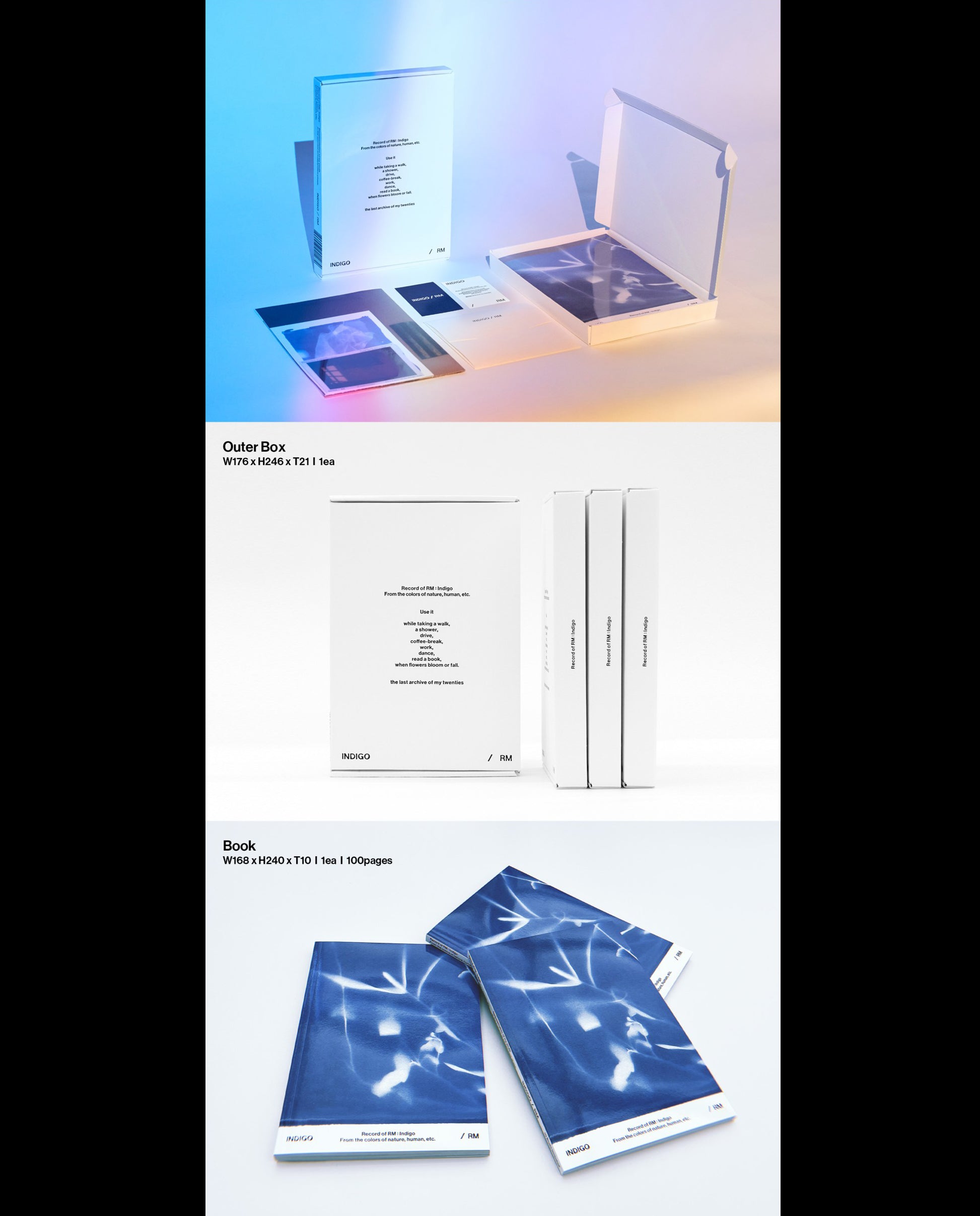 BTS - RM: Indigo (Book Edition ver.)