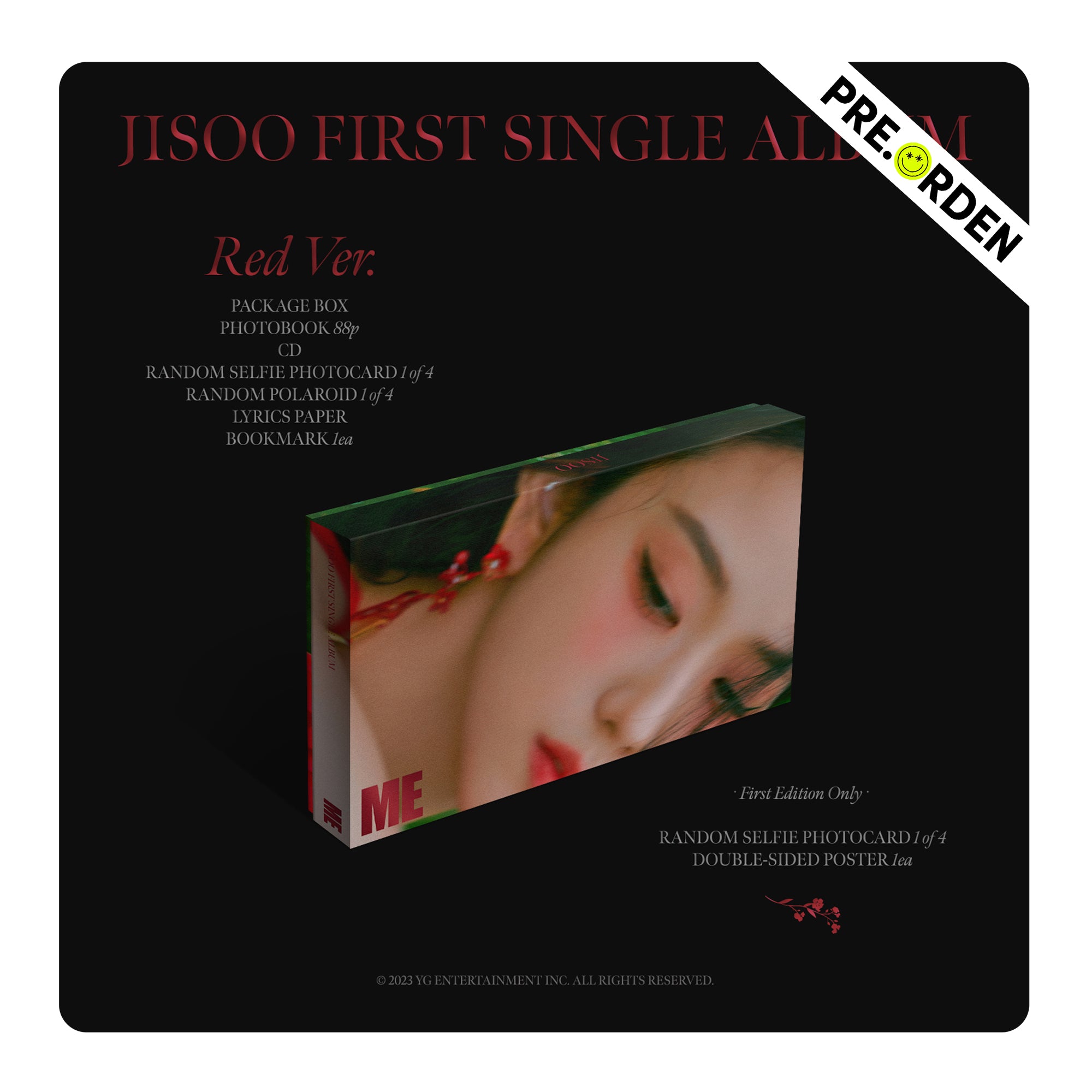 Blackpink: Jisoo - First Single Album (Red Ver.) [Ktown4u Special Gift]