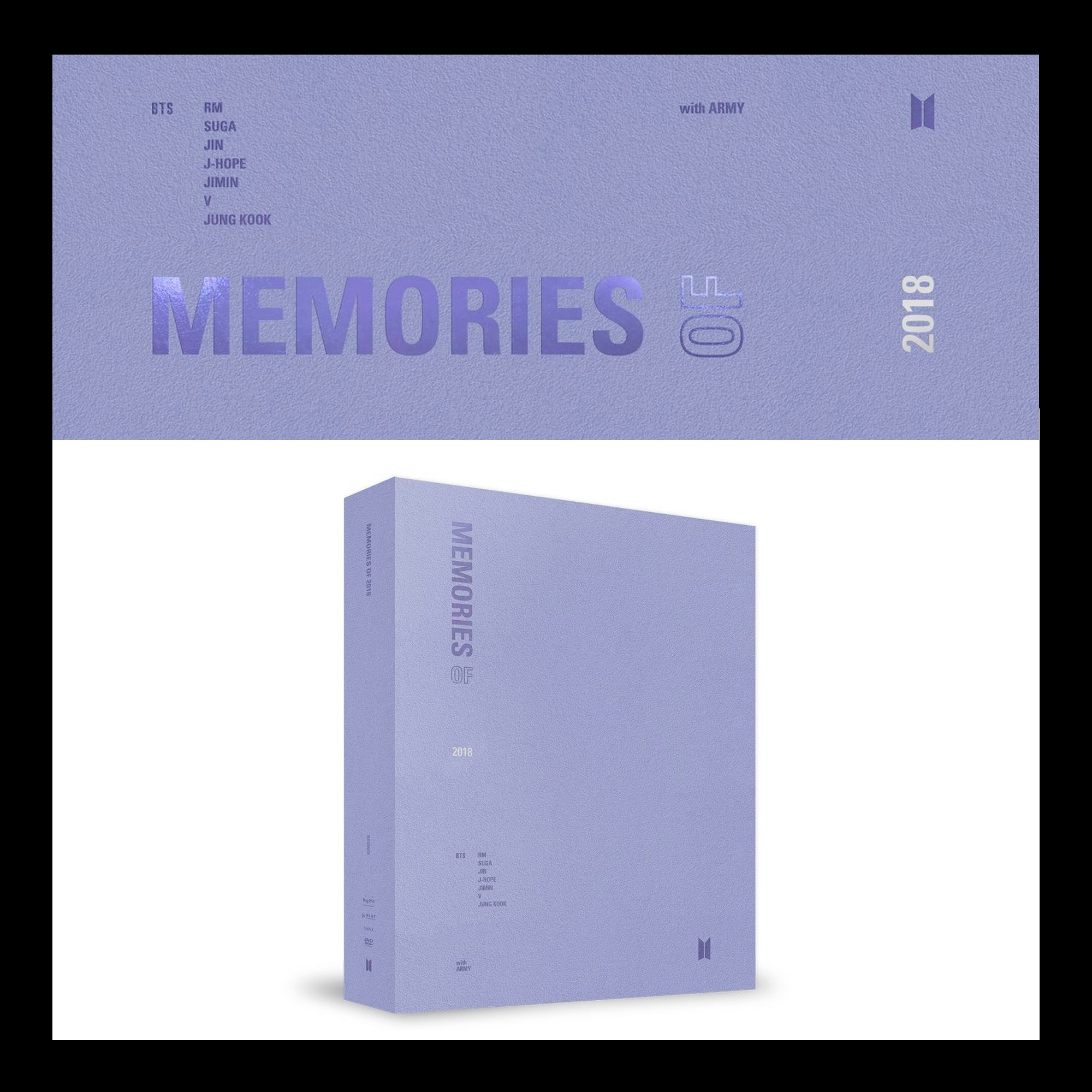 BTS MEMORIES OF 2018 DVD