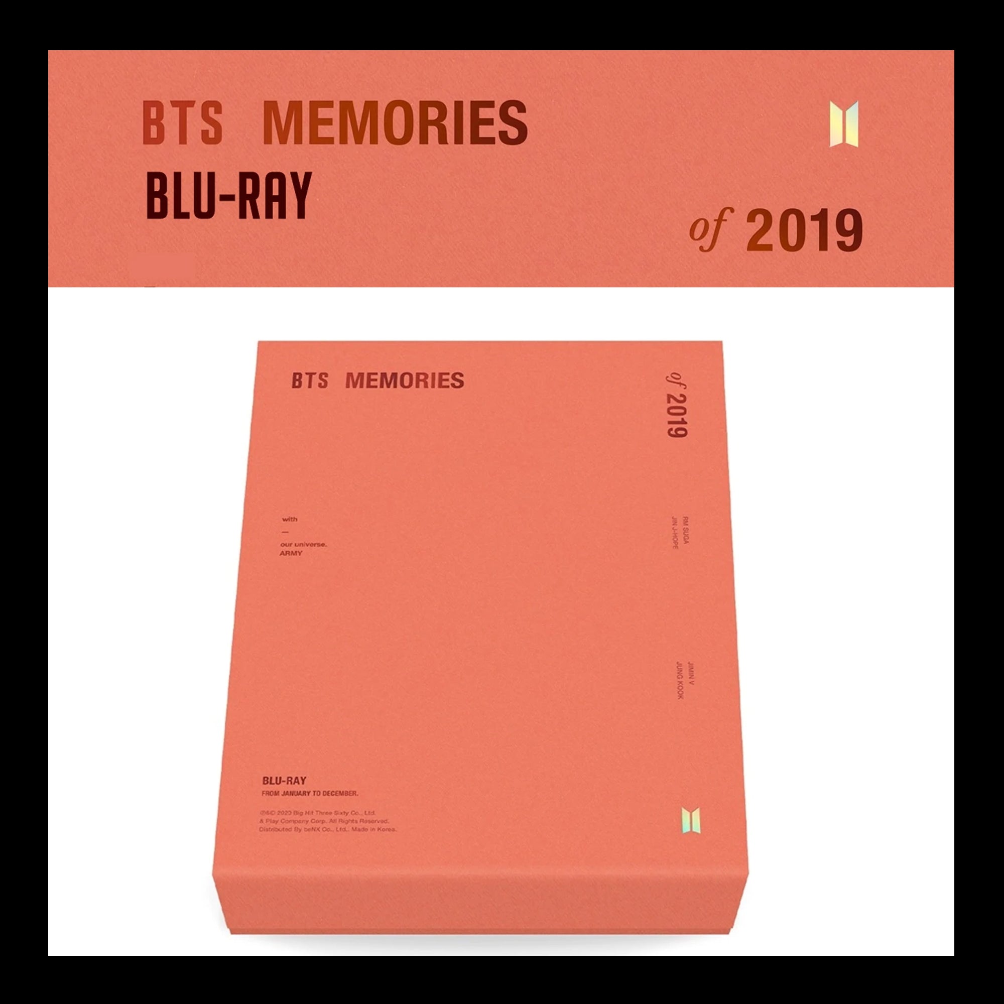 BTS - BTS MEMORIES OF 2019 Blu-Ray