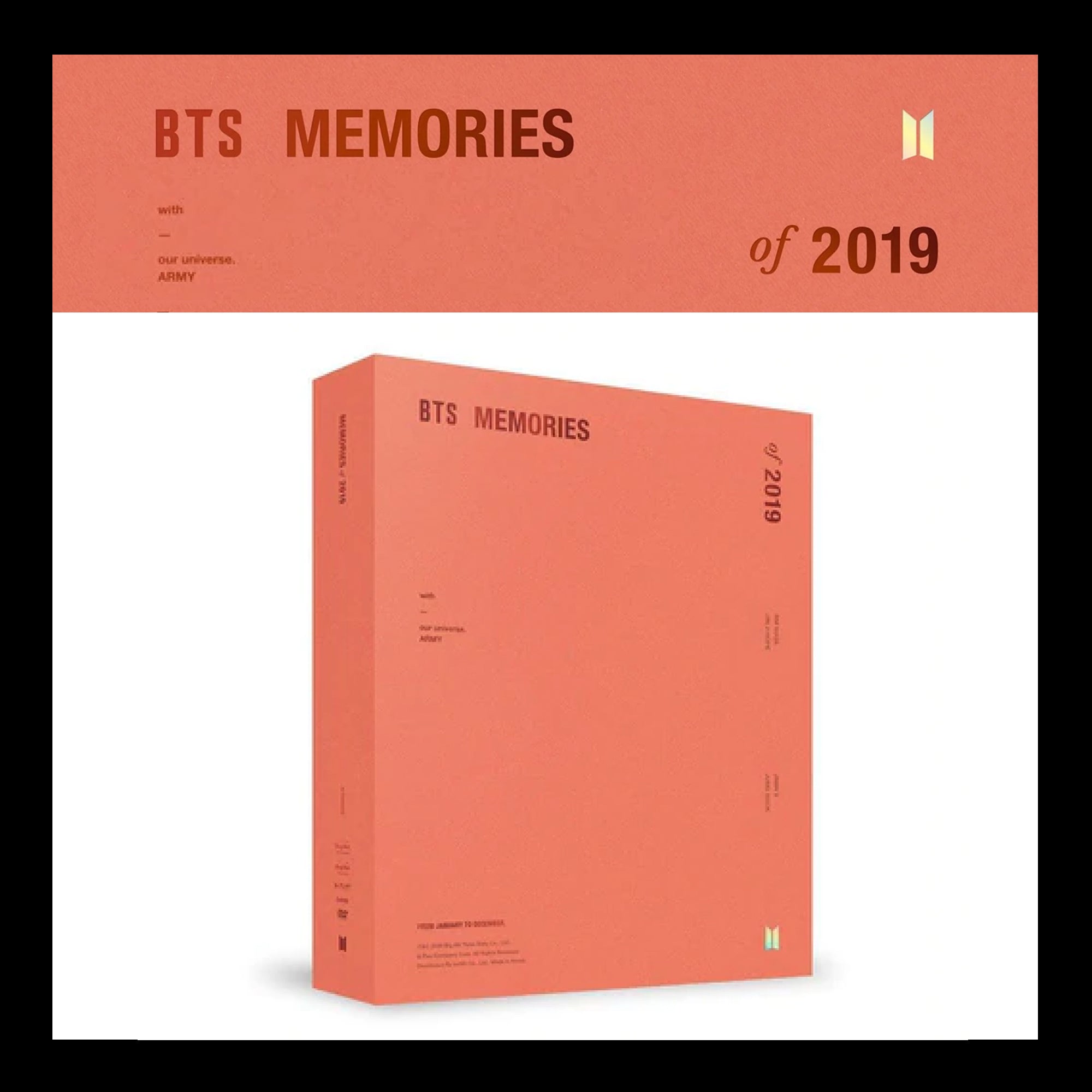 BTS - BTS MEMORIES OF 2019 DVD