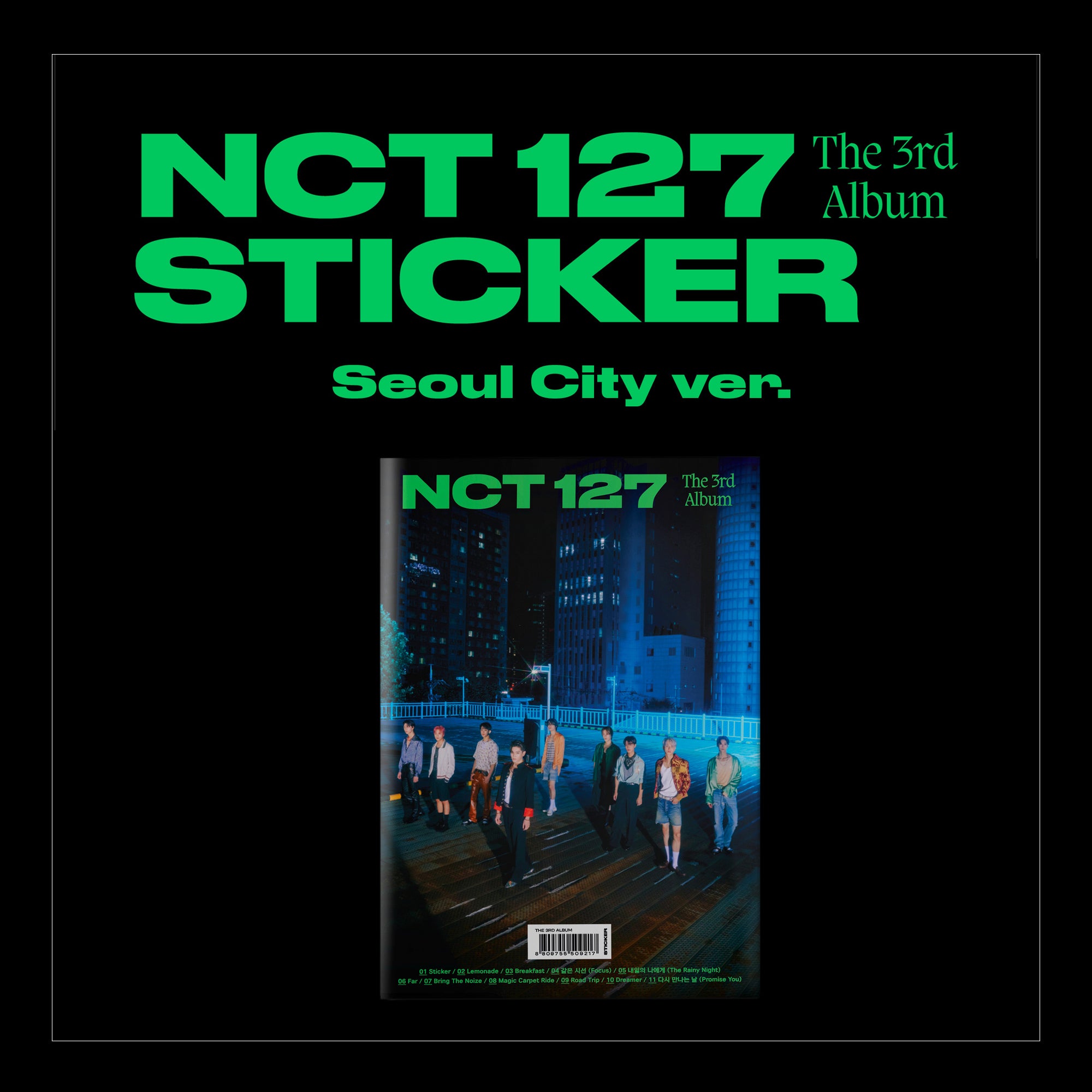 NCT 127 - Sticker 💚 Ver. Seoul City
