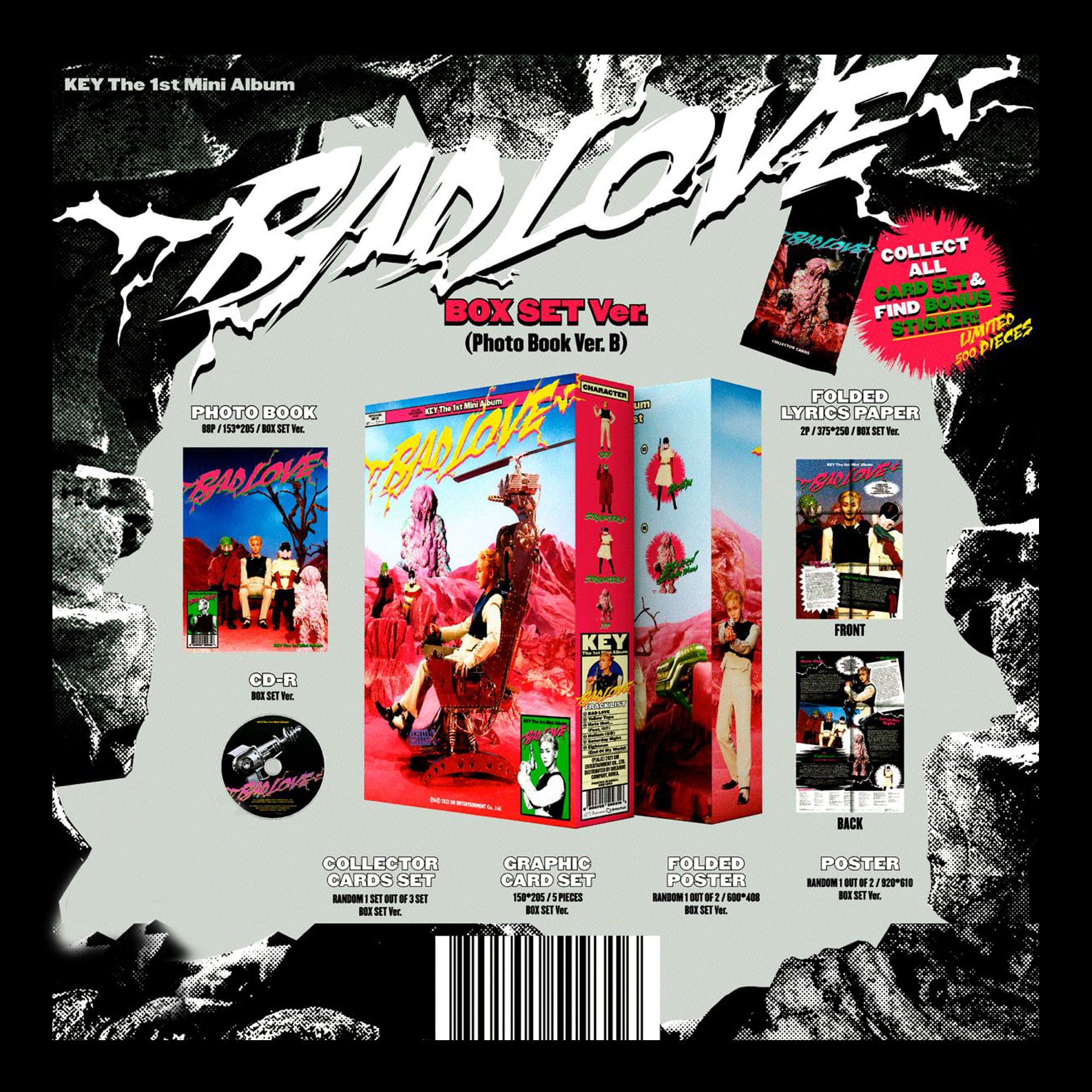 SHINee: KEY - Bad Love Box Set (Photobook Ver. B)
