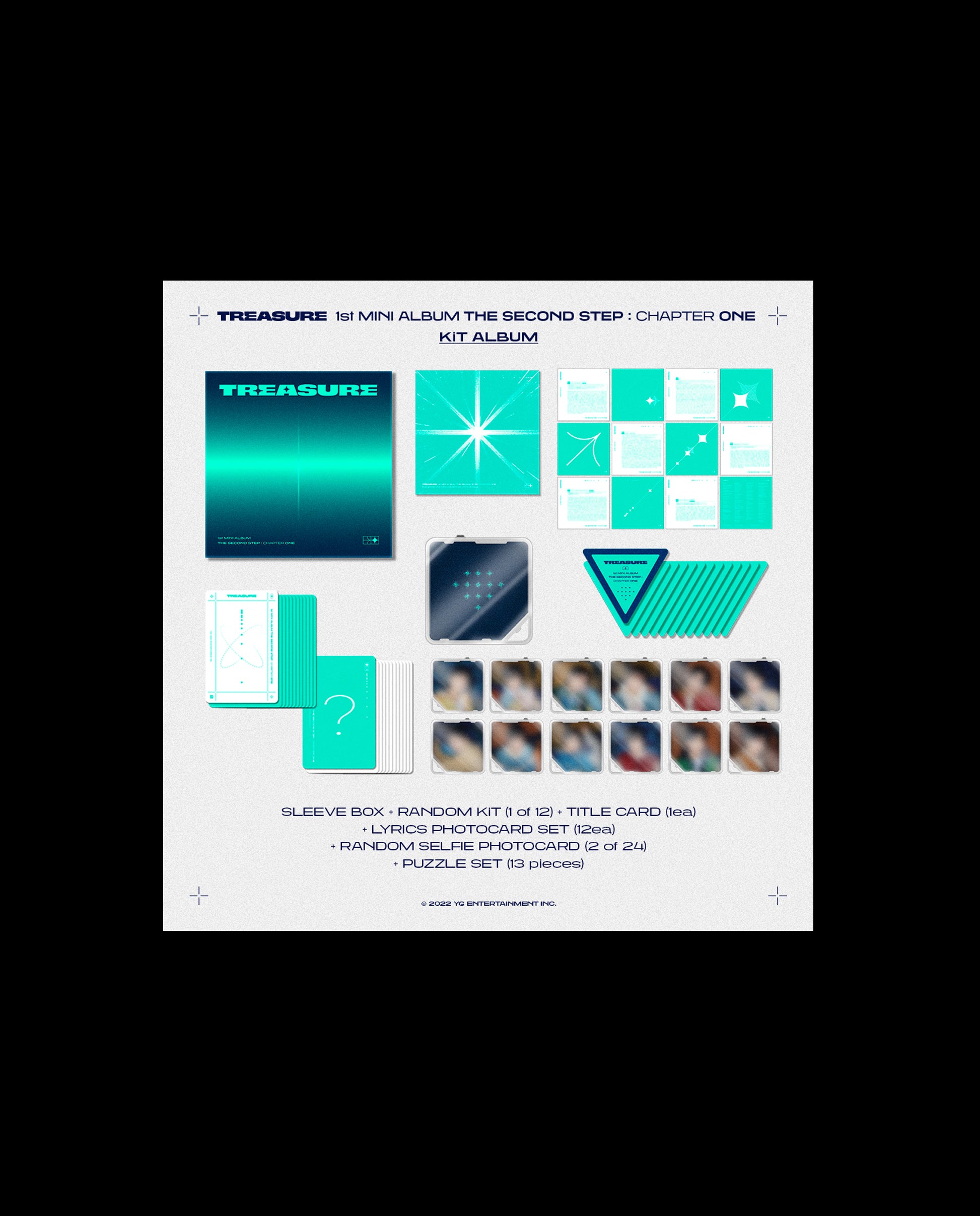 TREASURE - The Second Step : Chapter One (Kit Album Ver.)